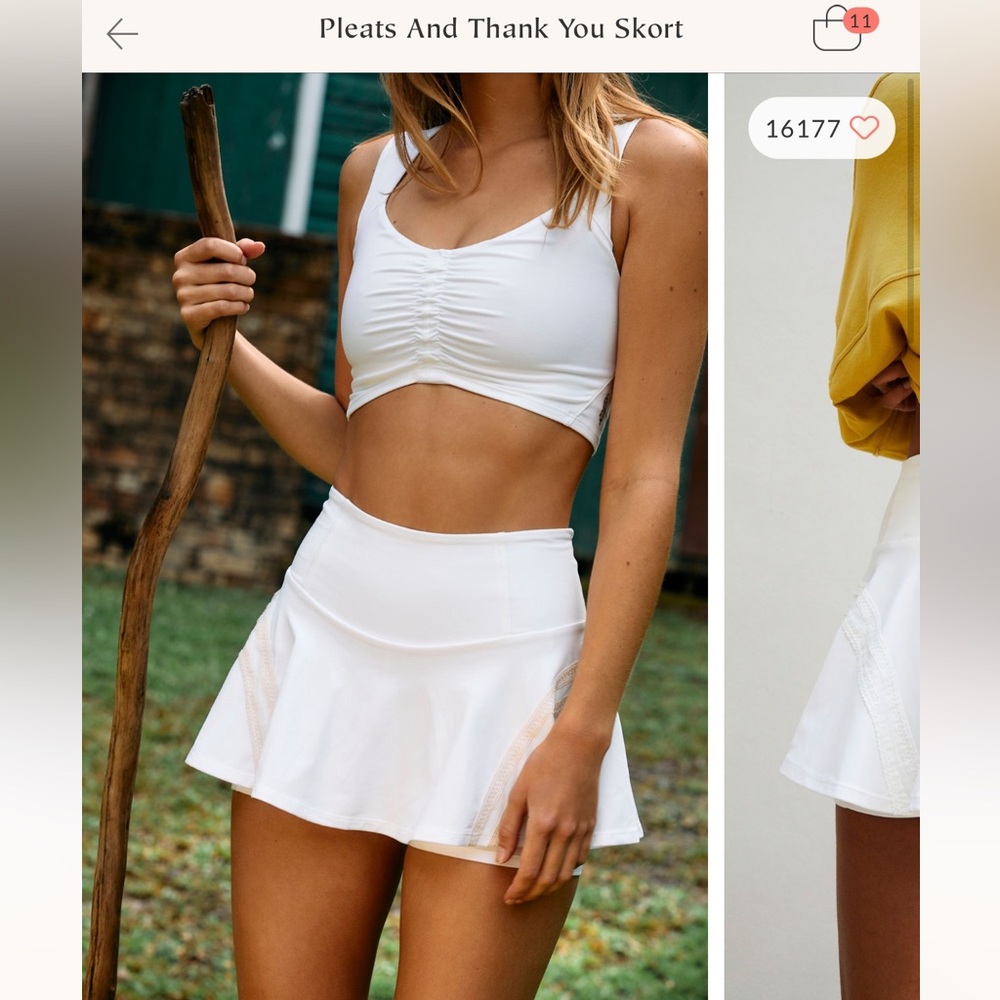 Pleats And Thank You Skort FP Movement